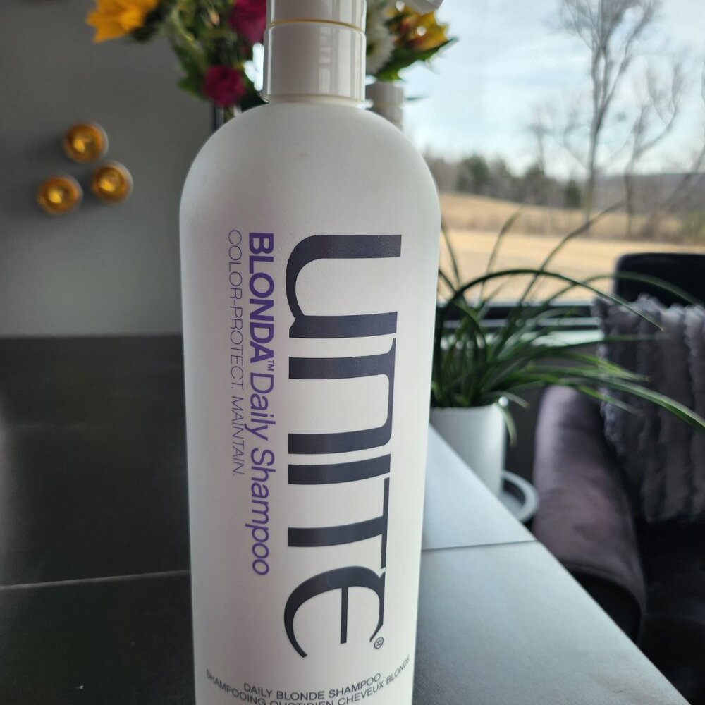 Unite Blonda Daily Hair Shampoo Purple Toning Blonde 33.8 OZ new bottles - Picture 5 of 5